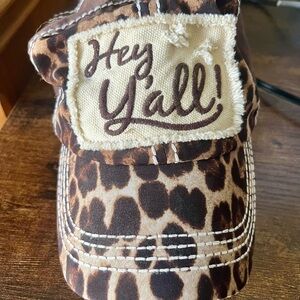 Hey Y’all ball cap.